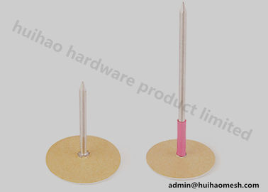 Pin Las Baja 12-Gauge 38mm Kepala Cangkir Logam untuk Saluran Udara Sistem HVAC