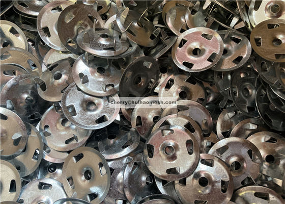 1-1/4&quot; 4-Claw Metal Fixing Washers Untuk Plate Gypsum Extruded Isolation Plate Thermalboard Fixed Backer Boards