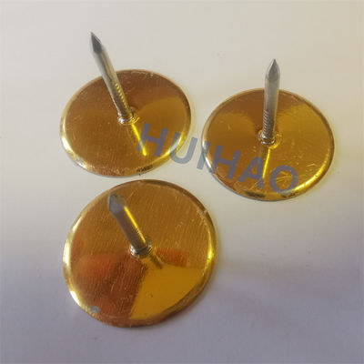 12ga X 1 1/2'' Cup Head Weld Pins dengan 30 mm kepala terisolasi