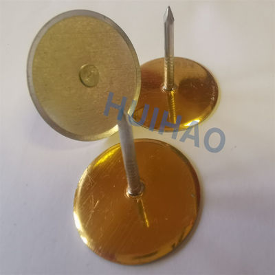 12ga X 1 1/2'' Cup Head Weld Pins dengan 30 mm kepala terisolasi