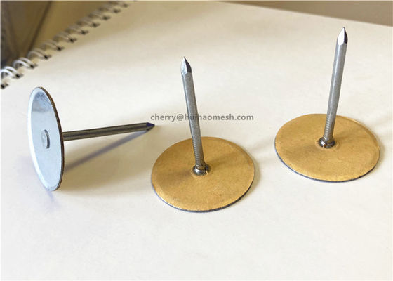 2&quot; Kapasitor Discharge Cup Head Weld Pin Dengan Insulated Paper Washer Untuk Insulasi Termal dan Akustik