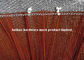 Spiral Weave Diameter 1.2mm Aluminium Mesh Fabric Untuk Ceiling Dekorasi Hotal