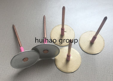 12ga Galvanized Steel Kondensator Discharge Cup Head Weld Pin Untuk Duct Liner