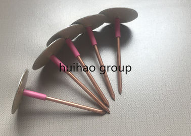 12ga Galvanized Steel Kondensator Discharge Cup Head Weld Pin Untuk Duct Liner