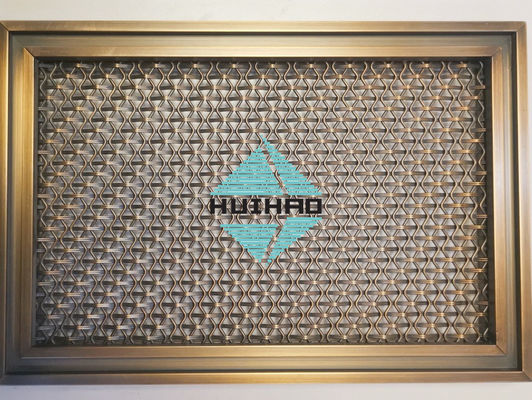 Lift Cladding Woven Metal Mesh Lebih dari 200 Pola