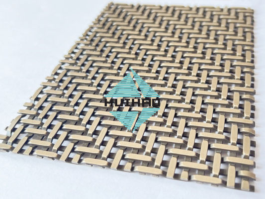 Mendukung Desain Pola Dekoratif Wire Mesh untuk Lemari Lebih ketebalan 0,105 INCH