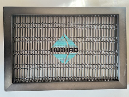 Dekoratif Antique Plated Finish Metal Mesh Panel untuk lemari pintu sisipan
