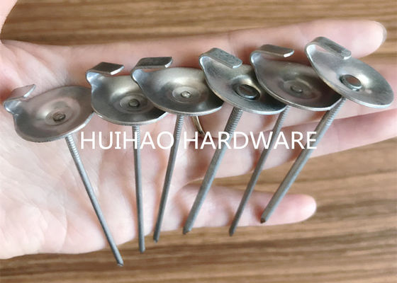stainless steel Zinc Coated Metal Insulation Anchor Pins Digunakan Untuk Selimut Knalpot Termal