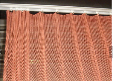 Aluminium Coil Mesh Curtain Dengan Metal Track