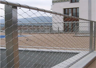 Fleksibel Steel Rope Wire Mesh Untuk Pagar