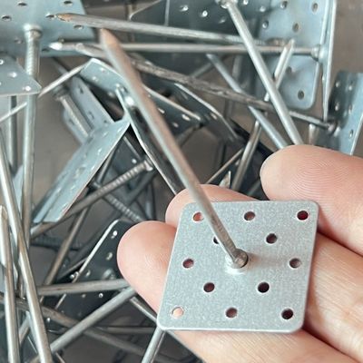 1" Pita perforasi GI Steel Isolation Anchor Pins dengan Soft Annealed Wire Nail