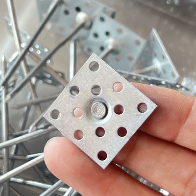 1" Pita perforasi GI Steel Isolation Anchor Pins dengan Soft Annealed Wire Nail