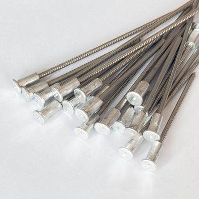 Bangunan Kapal M3x90mm Bimetallic Cd Pins Dengan Aluminium Base Tembaga Coat Steel Nail
