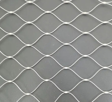 Arsitektur Fleksibel 2' 'X 2' 'SS304 Tali Mesh Untuk Keamanan
