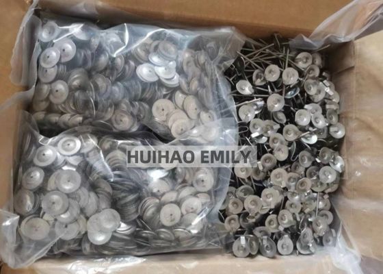 14 Ga stainless steel 304 pengikat jangkar Pin untuk jaket isolasi panas