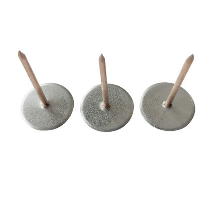 12Ga X 70 mm Galvanized Steel Cup Head Selded Pins Untuk Isolasi Saluran HVAC