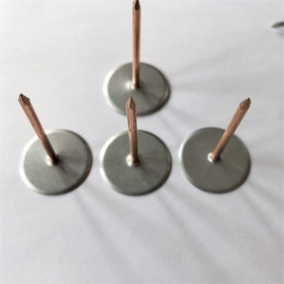 12Ga X 70 mm Galvanized Steel Cup Head Selded Pins Untuk Isolasi Saluran HVAC