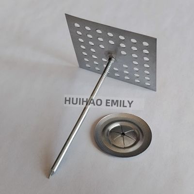 2-1/2 Inch Galvanized Steel Spindle Type Insulation Hangers Untuk Isolasi Suara