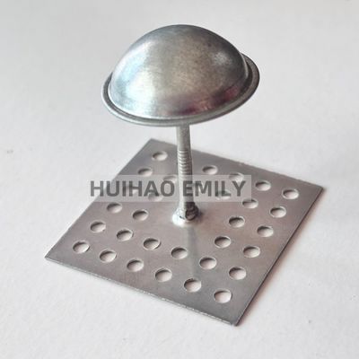 2-1/2 Inch Galvanized Steel Spindle Type Insulation Hangers Untuk Isolasi Suara