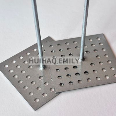 2-1/2 Inch Galvanized Steel Spindle Type Insulation Hangers Untuk Isolasi Suara