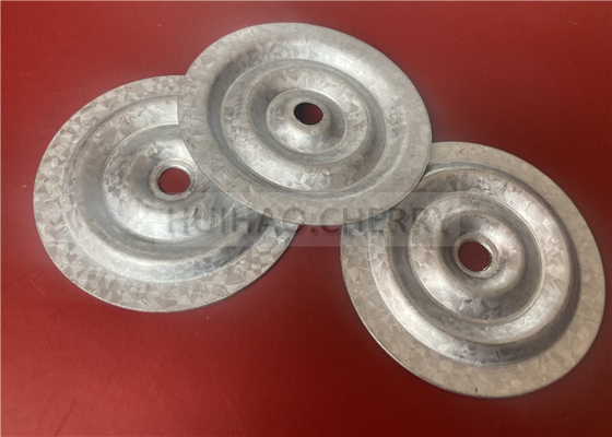 Plat pengikat baja berlapis aluminium seng 75mm untuk memasang isolasi atap dan papan penutup