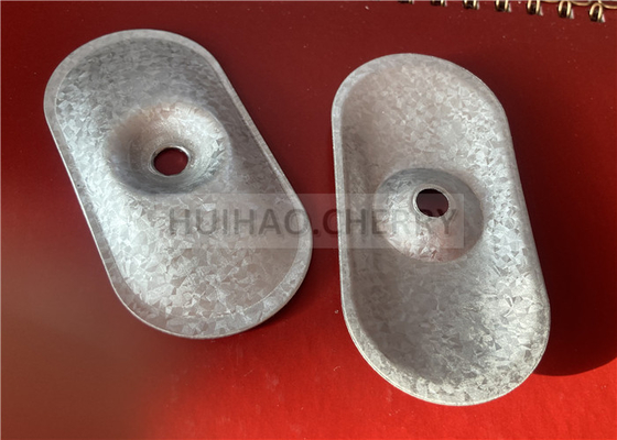 Plat pengikat baja berlapis aluminium seng 75mm untuk memasang isolasi atap dan papan penutup
