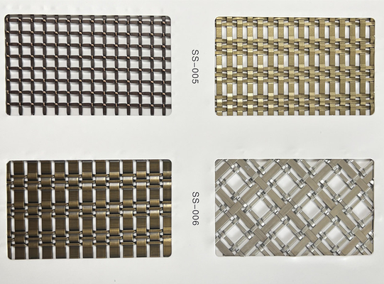 Wire Mesh Arsitektur Berwarna Untuk Balok Interior Dan Tangga