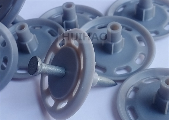 CR9P Single Shot Pin Dengan Washer Plastik 35mm Untuk Beton 30mm, 40mm, 50mm