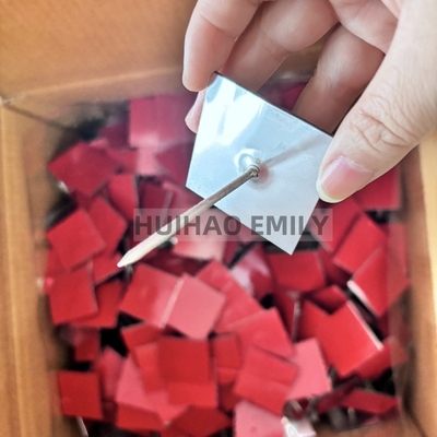 50x50mm Base Plate Self Sticking Insulation Hanger Pins Untuk Insulasi Dinding Luar
