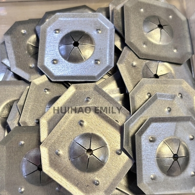 32mm Galvanized Steel Square Self Locking Washer Fix 2,7mm Isolasi Pin