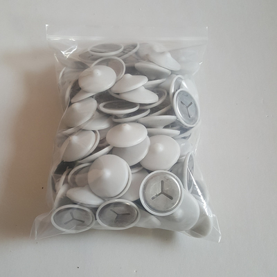 Plastik Cover Steel Self Locking Isolasi Klip Menetapkan Isolasi Weld Pin