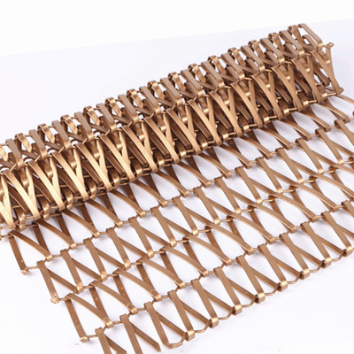 Balanced Spiral Wire Mesh Untuk Tirai Logam