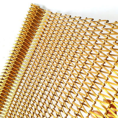 Balanced Spiral Wire Mesh Untuk Tirai Logam