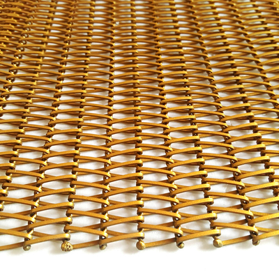 Balanced Spiral Wire Mesh Untuk Tirai Logam