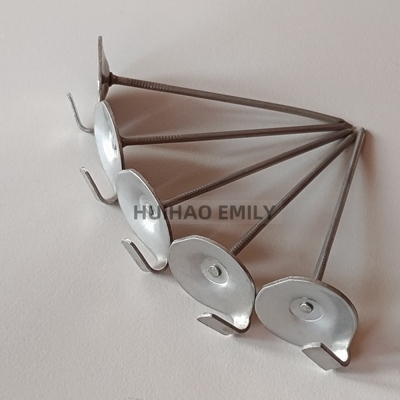 14Ga stainless steel 304 Lacing Anchor Insulation Pins Untuk Removable Blanket Pads
