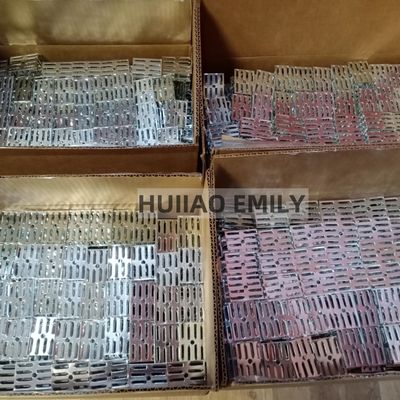 50mmx38mm Panel isolasi akustik klip impaling dengan 8 pin