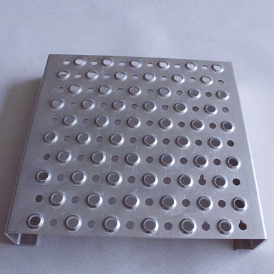 Papan Grating Keselamatan Galvanis Lebar 182-356mm Lantai Industri