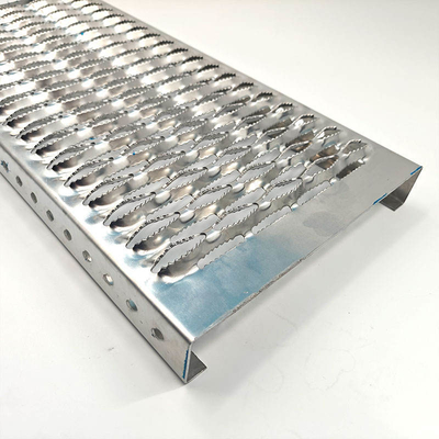 Papan Grating Keselamatan Galvanis Lebar 182-356mm Lantai Industri