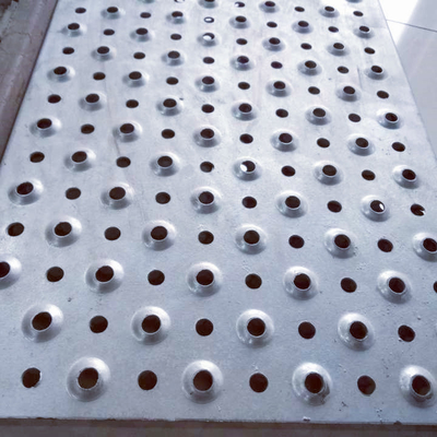 Q235 Baja Karbon Perforated Grip Strut Grating 2MM-3MM