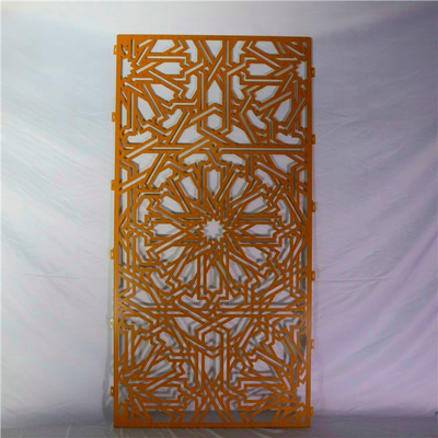 Panel Jaring Aluminium Potong Laser 1220x3050mm untuk Pagar Eksterior