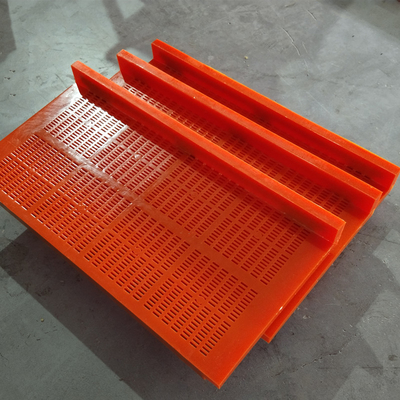 Polyurethane Self Cleaning Dewatering Screen Mesh Ketebalan 30-40mm
