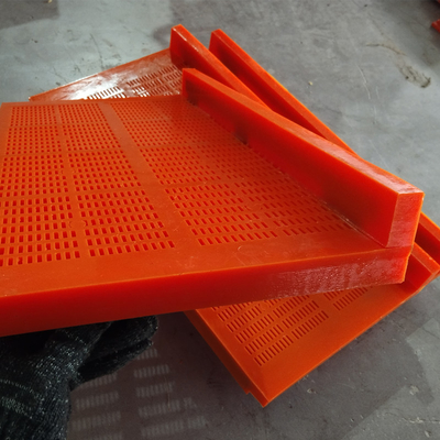 Polyurethane Self Cleaning Dewatering Screen Mesh Ketebalan 30-40mm
