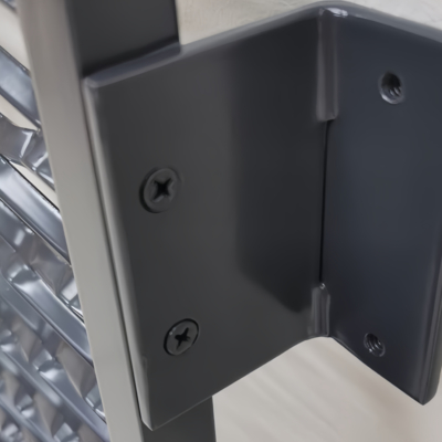 PVDF Coated Hook Up Frame Expanded Metal Mesh Untuk Panel Dinding Curtan Eksternal