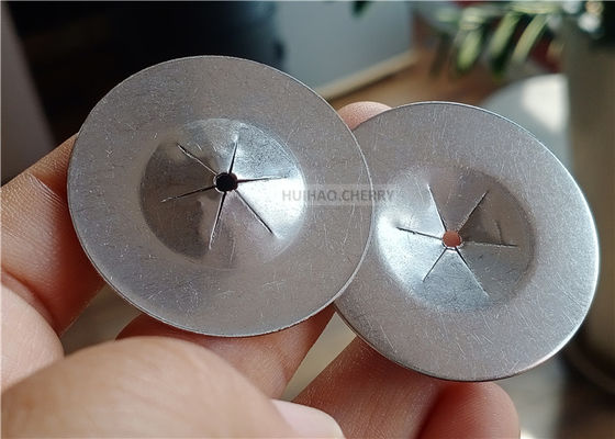 Baja tahan karat 50mm Isolasi Mengunci Sendiri Mesin Cuci Square Beveled