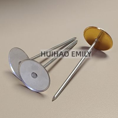 Pin Stud Pengelasan Kepala Cangkir 3mm Untuk Bahan Isolasi Berwajah Aluminium Foil