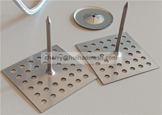 2 × 2 "Basis Pengisolasi yang Dibocorkan Pin Pengikat Baja Galvanis Atau Baja Tidak Berkarat