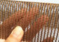 Kabel diameter 0.48mm * 3 Perunggu Dekorasi Wire Mesh Digunakan Untuk Kaca Dilaminasi Mesh