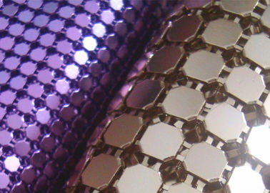 Kain Sequin Logam Aluminium Fleksibel 3mm Untuk Dekorasi Interior