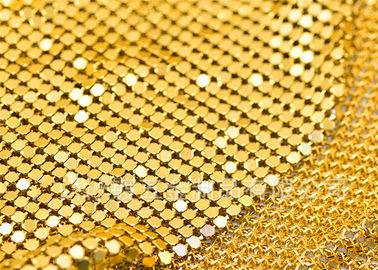 Kain Sequin Logam Aluminium Fleksibel 3mm Untuk Dekorasi Interior