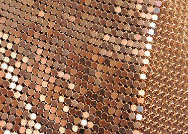 Kain Sequin Logam Aluminium Fleksibel 3mm Untuk Dekorasi Interior